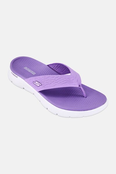 SKECHERS صندل نسائي من نوع Go Walk Flex سهل الارتداء، لون لافندر