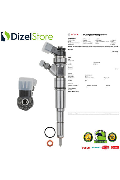 Dizel Store 0445110080 Yenilenmiş Bosch Enjektör BMW E46 320 d E65 730 d 7789661