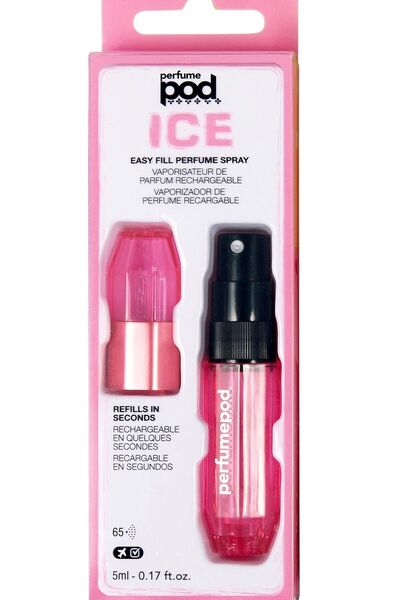 Travalo Atomizor de parfum reîncărcabil Perfume Pod Ice, Roz, 5 ml