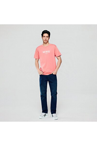 Giordano Men's WWS Slim Fit Print Tee