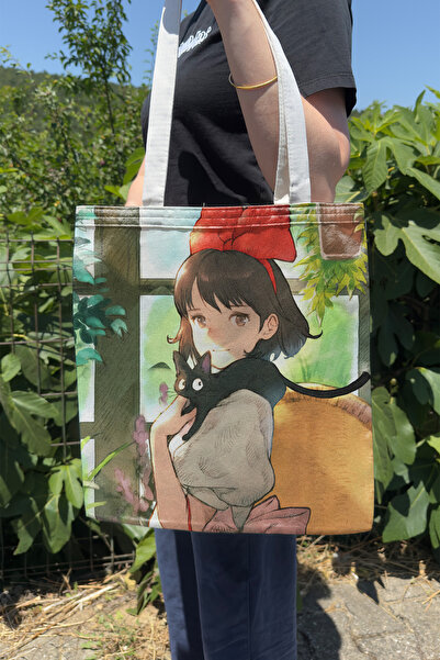 ZipZap Kiki's Delivery Service V4 Summer Winter Double-Sided Canvas Print Tot...