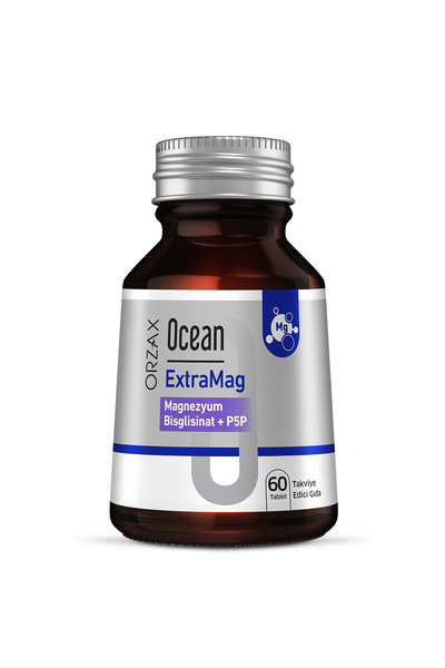 Ocean Extramag Magnesium Bisglycinate + P5P 60 Tablets