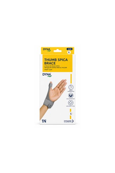 Dyna Medical Hand Thumb Brace with Wrist Stabilization Universal Size | Thumb Spica Brace 1655