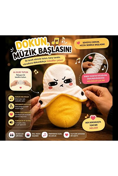 HEDİYEVİM Müzik Çalan Meyve Tene dokununca melodi çalan peluş