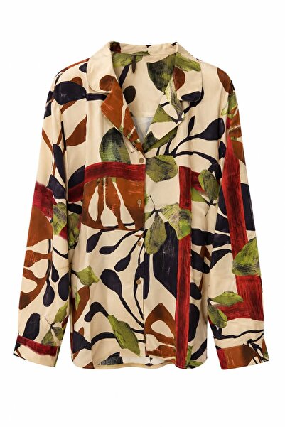 HANIQA Tropical Patterned Shirt
