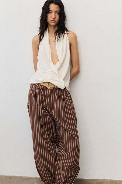 H&M Belted balloon trousers