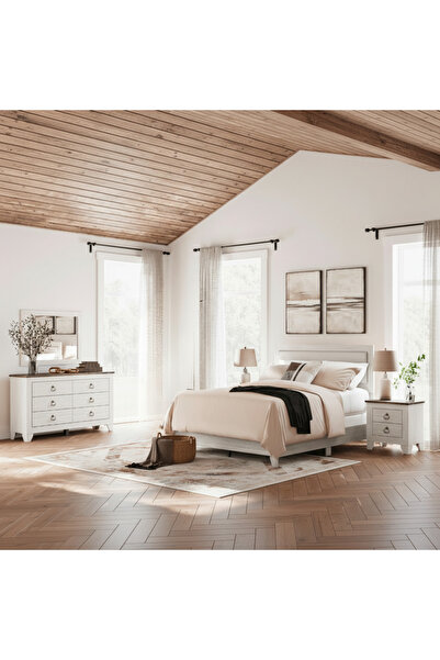 Ashley Furniture غرفة نوم لايمير كينج المبطنة