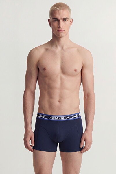 Jack & Jones مجموعة من 5 بوكسرات بلون واحد - أوليفر