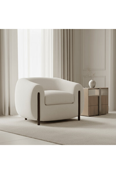 Roots Furniture Grace Beige Accent Chair (96Cm)