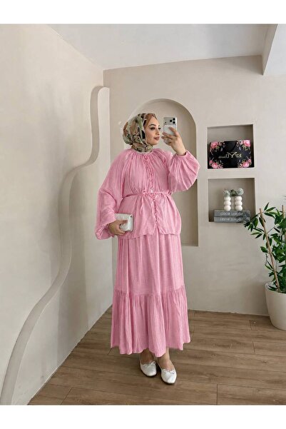 Rose DİSA ETEKLİ İKİLİ ALT ÜST TAKIM