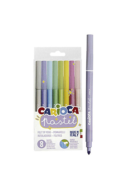 OEM Μαρκαδόροι Carioca Pastel 8 Χρωμάτων Carioca 43032