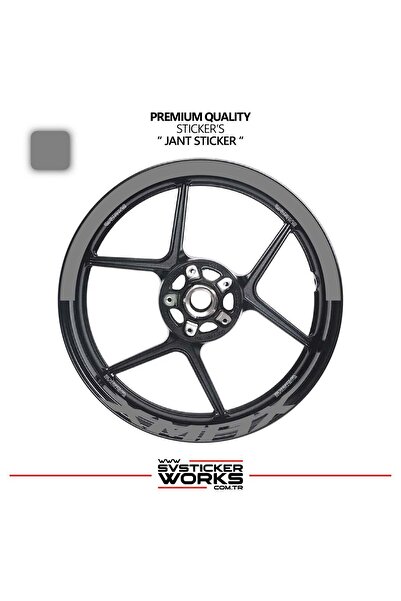 ARONA Yamaha Xmax Wheel Rim Strip – Half Rim Cover & Xmax Lettering Sticker Set