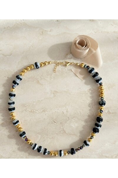 March&Me Natural Stone Handmade Genuine Agate Pendant Suitable for Salsa Bach...