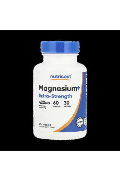 Nutricost Magnesium + Capsules 420mg 60 Caps