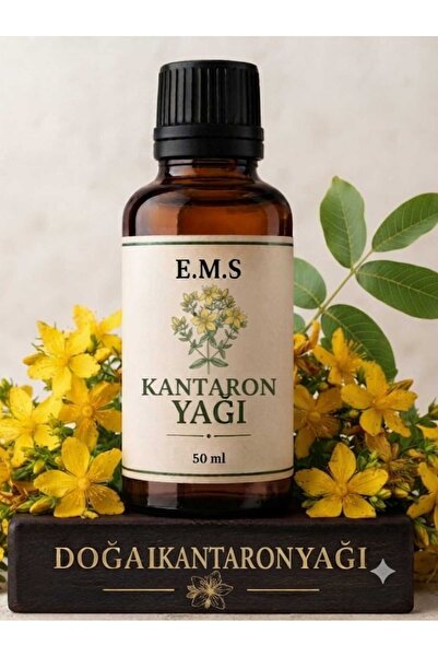 E.M.S AVM 50 مل من زيت نبتة سانت جون الطبيعي، معصور على البارد.