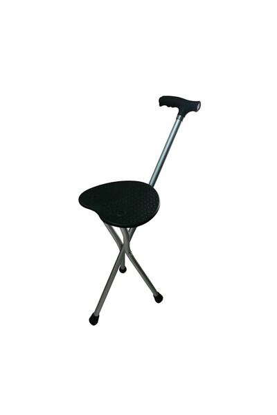 OEM Μπαστούνι 88cm με αναδιπλούμενο κάθισμα 3 ποδιών & LED Φως 151-1