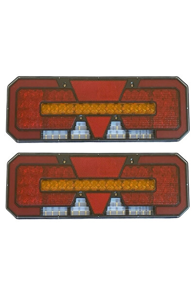 OEM Σετ φανάρια φορτηγού LED, με στοπ, φλας και όπισθεν 12-24V SD-2208R - ΟΕΜ