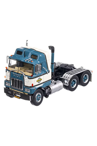 TEKNO Sigilat- Mack F700 6X2 1980 Alb cu Albastru- Scara 1:50-