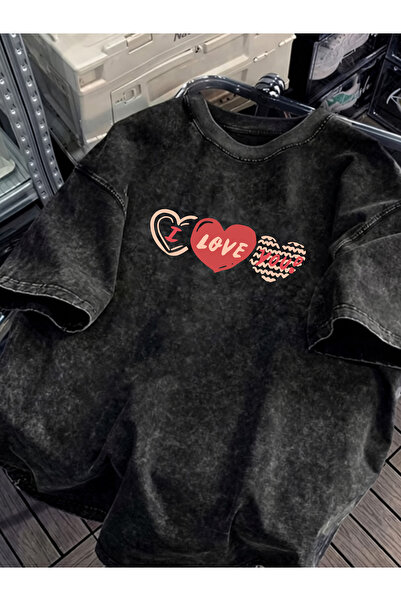 Prekarya design Unisex Oversize Vintage Washed Street Style Street Fashion Co...