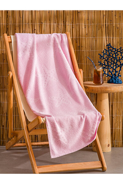 LC Waikiki Trendlucky Patterned Beach Towel with Difference in Color 70X140 cm
