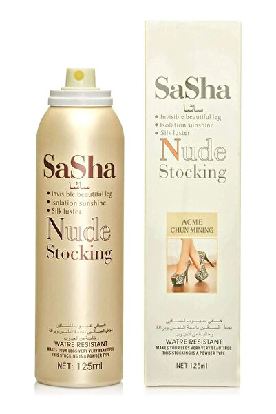 SASHA بخاخ كولون ساشا لتغطية وإخفاء عيوب الساقين ومقاوم للماء (125 مل)
