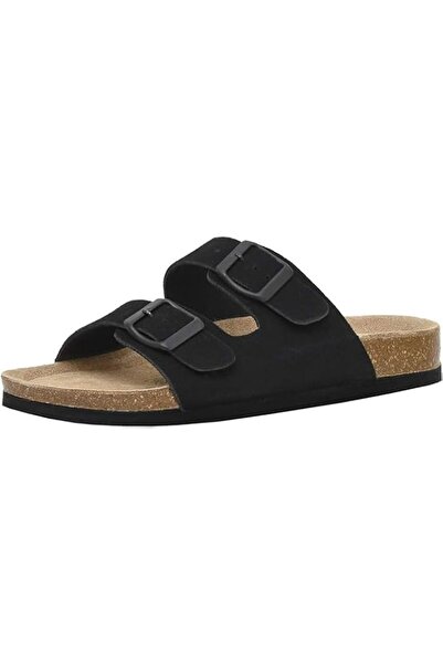 CUSHIONAIRE Women's Lane Cork Footbed Sandal with Comfort (