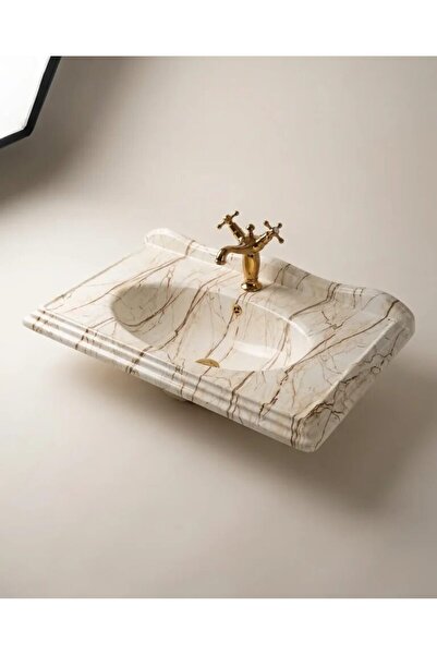 Pure Concept Victorian Rain Beige Etajerli Lavabo