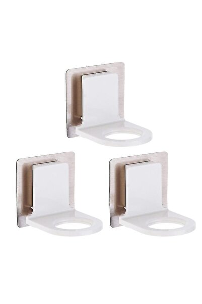 STARSTAR 3pcs Emulsion Storage Rack Selfadhesive Shower Gel Bottle Holder Bot...