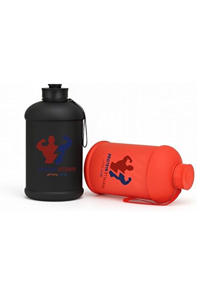Alcoach Water Bottle(Never Give Up) (2.2 L) | Half Gallon | Carry Handle | Bi...