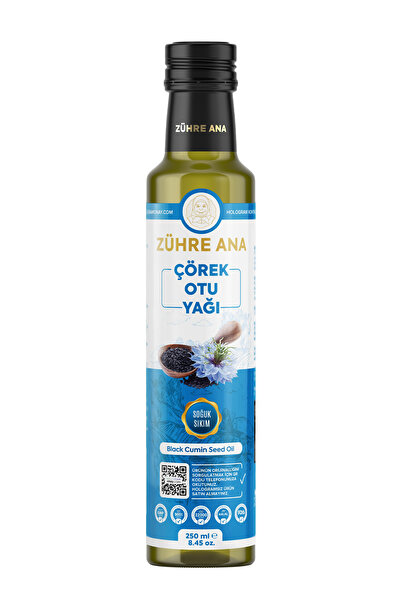 Zühre Ana Çörek Otu Yağı 250 ml – Soğuk Sıkım Doğal Bitkisel Yağ