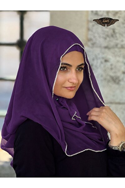 ALDAIYR Chiffon Shawl with Stone Edge 180 Santa with Stones