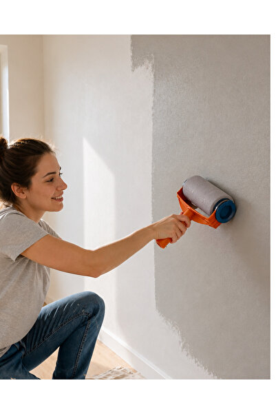 teknodayım Roller Paint Set with Reservoir for Wall and Ceiling Painting