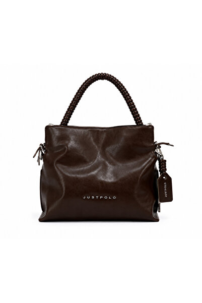 Just Polo Patent Leather Women's Hand and Shoulder Bag