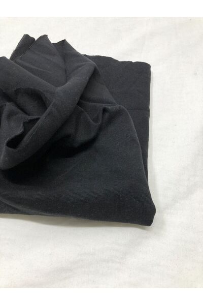 Yiğit Kumaş Ribana Fabric, Piece 50X170 cm - Black