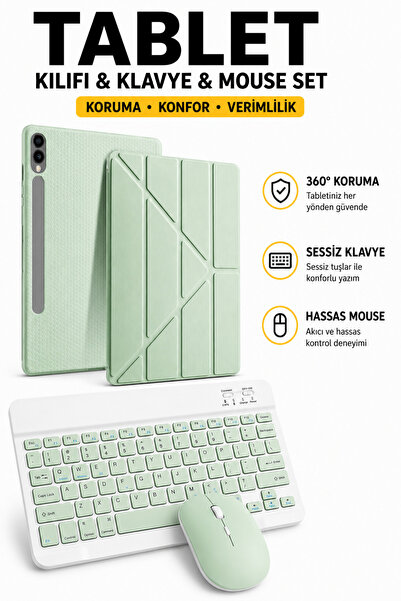 Rabbit Tech Galaxy Tab S9 FE Plus - S10 Plus 12.4 Uyumlu Standlı Tablet Kılıf...