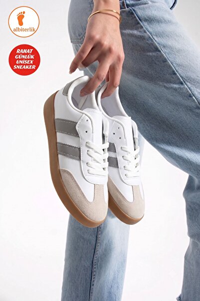 AlbiShoes Unisex Women's Men's Lightweight Comfortable Soft Sole Sneaker Dail...