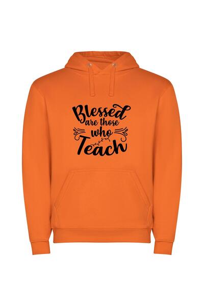iLovePrints Blessed Teaching Lessons: High-Quality Snapshot Φούτερ με κουκούλ...