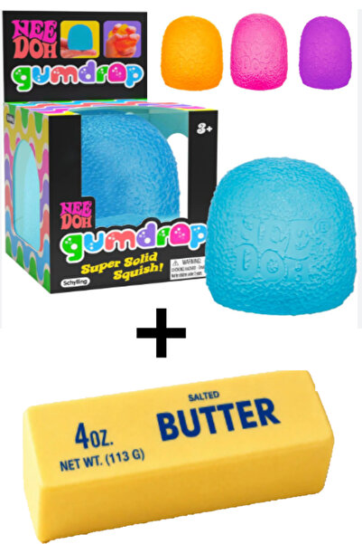 Pofika Needoh Gumdrop Nıce Cube Ve Viral Butter Squishy Tereyağı Tasarımlı Sı...