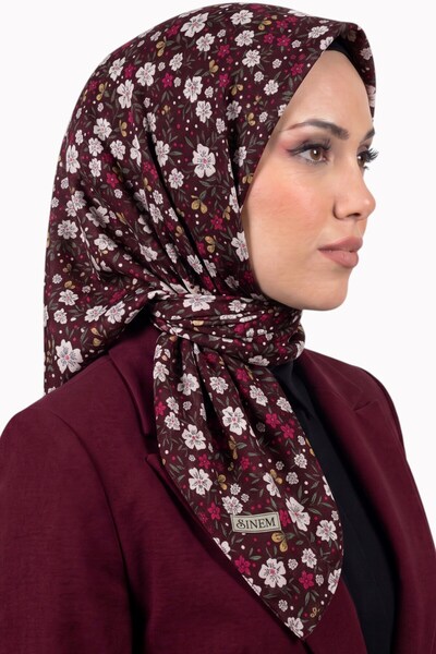 hadiora Women's Brown Floral Patterned Daily Use Cotton Stitched Writing Pad