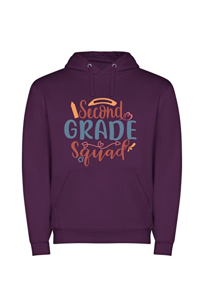 iLovePrints Grade 2 Art Squad Φούτερ με κουκούλα σε χρώμα Μωβ