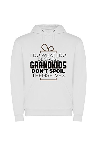 iLovePrints Grand Kids' Gift Box Φούτερ με κουκούλα σε χρώμα Λευκό