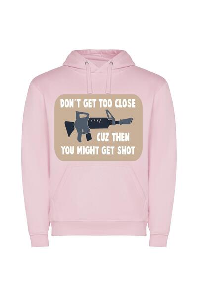 iLovePrints Deadly CSGO Reminder Φούτερ με κουκούλα σε χρώμα Ροζ