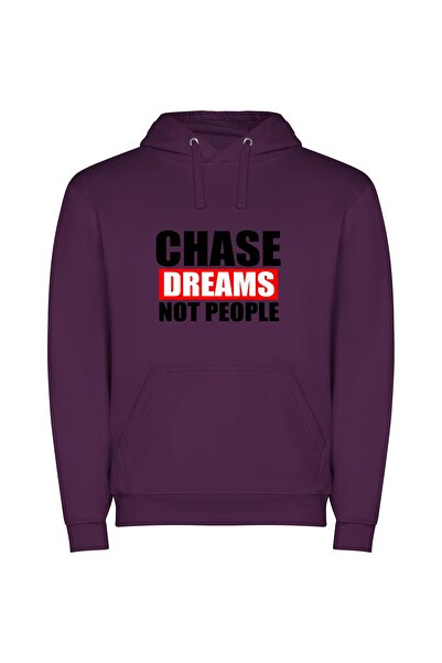 iLovePrints Chasing Dream Freedom Φούτερ με κουκούλα σε χρώμα Μωβ