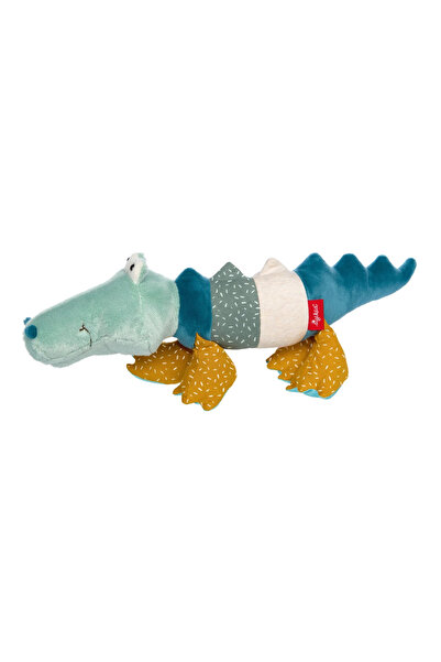 Sigikid Primul meu crocodil de pluș, 43 cm, mascotă patchwork