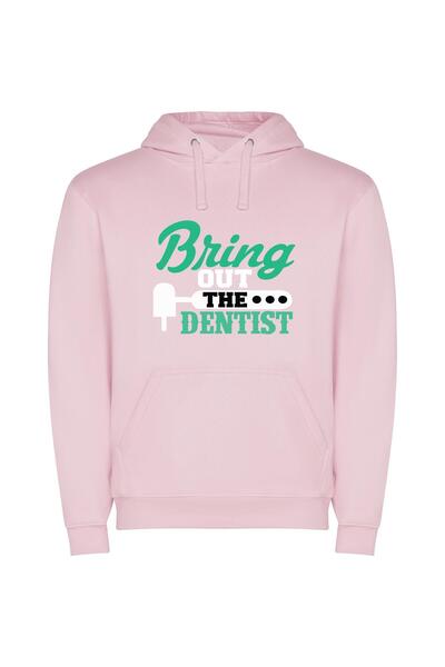 iLovePrints Dentist-dedicated Masterpiece Φούτερ με κουκούλα σε χρώμα Ροζ