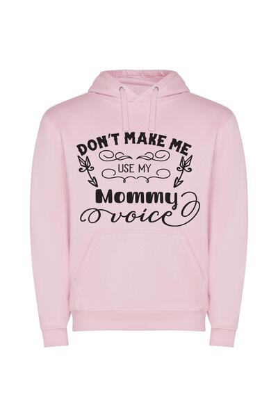 iLovePrints Mom Voice: Captured Elegance Φούτερ με κουκούλα σε χρώμα Ροζ