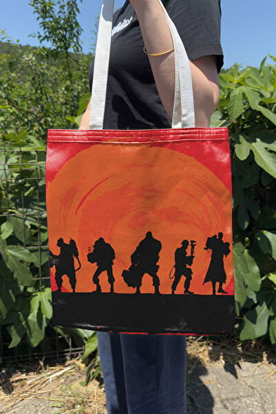 ZipZap Team Fortress V1 Double-Sided Canvas Print Tote Bag Computer Gaming Vi...
