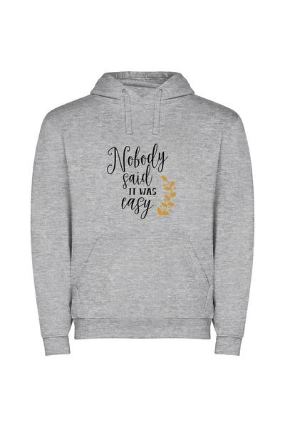 iLovePrints Ethereal Script Masterpiece Φούτερ με κουκούλα σε χρώμα Γκρι