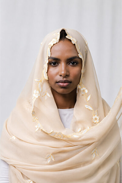Ophelia Embroidery Hijab – Elegant Embroidered Modest Hijab for Women