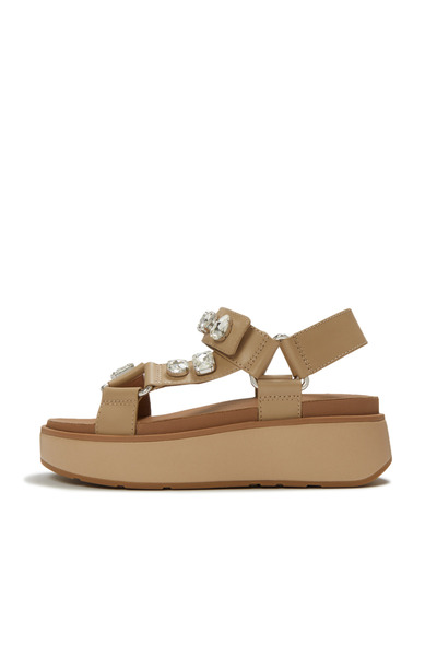 Fitflop Women's Gen-FF Max Ultra-Jewel Leather Back-Strap Sandals